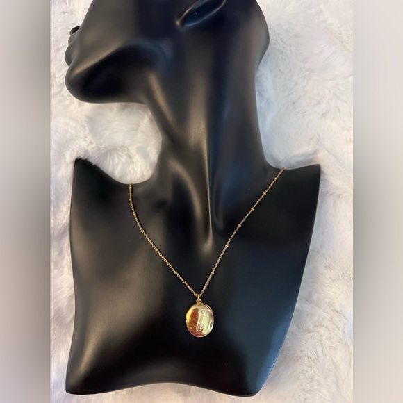 KATE SPADE NY Forever Mine Initial “I” Gold Plated Locket Pendant Necklace - Picture 2 of 6